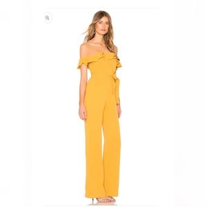 REVOLVE Tularosa Zena Jumpsuit in Mustard Size M